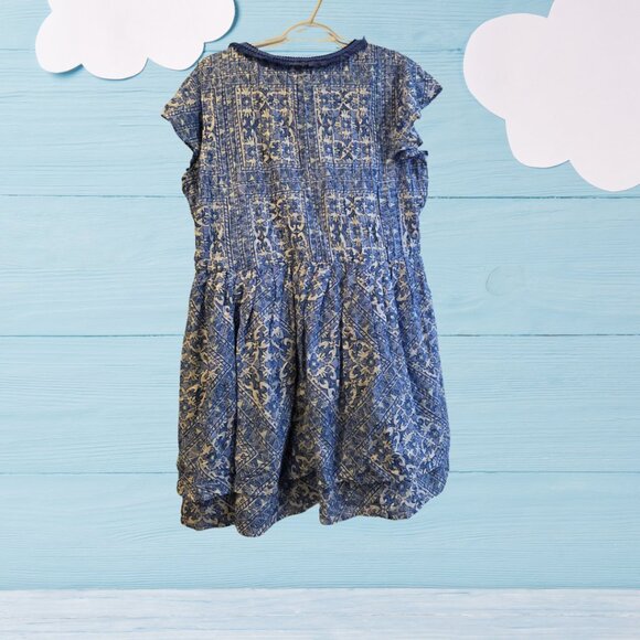 VINEYARD VINES Scarf Print Pintuck Cotton Blend Minidress Sz XL - Picture 5 of 8